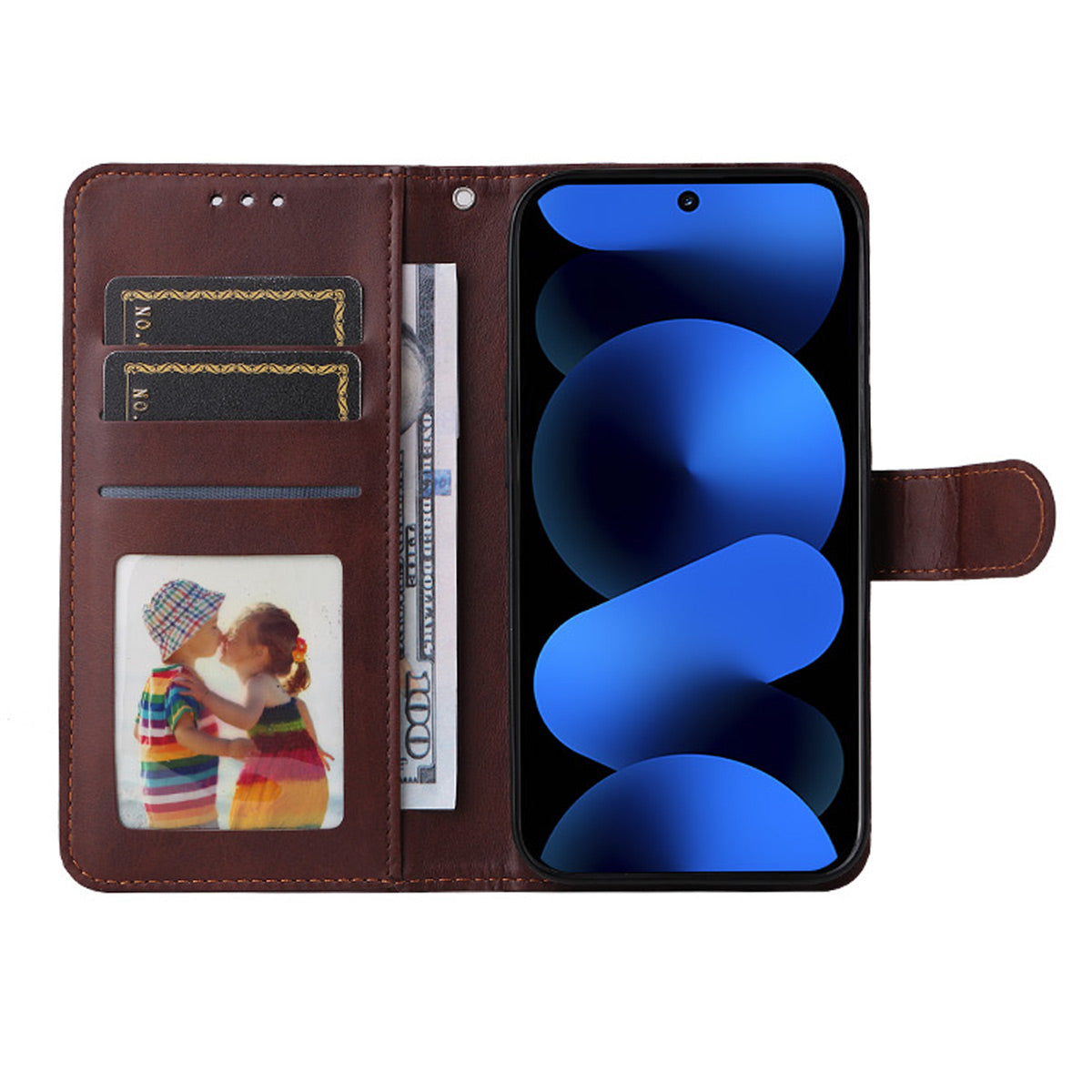 HAT PRINCE for Huawei nova 16 5G Wallet Case ENKAY  Calf Texture Leather Phone Stand Cover with Thick Adhesive Screen Film / Strap