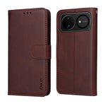 HAT PRINCE for Huawei nova 16 5G Wallet Case ENKAY  Calf Texture Leather Phone Stand Cover with Thick Adhesive Screen Film / Strap