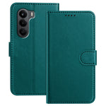 For OnePlus Turbo 6X 5G Leather Case Wallet Stand Solid Color Anti Drop Phone Cover