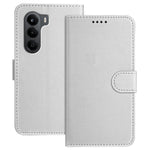 For OnePlus Turbo 6X 5G Leather Case Wallet Stand Solid Color Anti Drop Phone Cover