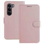 For OnePlus Turbo 6X 5G Leather Case Wallet Stand Solid Color Anti Drop Phone Cover