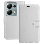 For Xiaomi Redmi 17 5G / Xiaomi Redmi 17 4G Leather Case Wallet Stand Solid Color Anti Drop Phone Cover