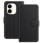 For Honor Play 80 Plus 5G / Honor X7e 4G Leather Case Wallet Stand Solid Color Anti Drop Phone Cover