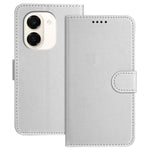 For Honor Play 80 Plus 5G / Honor X7e 4G Leather Case Wallet Stand Solid Color Anti Drop Phone Cover