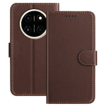 For Honor X80 Pro Max 5G Leather Case Wallet Stand Solid Color Anti Drop Phone Cover