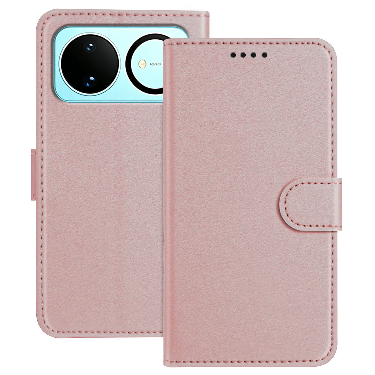 For Huawei nova 16 5G Leather Case Wallet Stand Solid Color Anti Drop Phone Cover