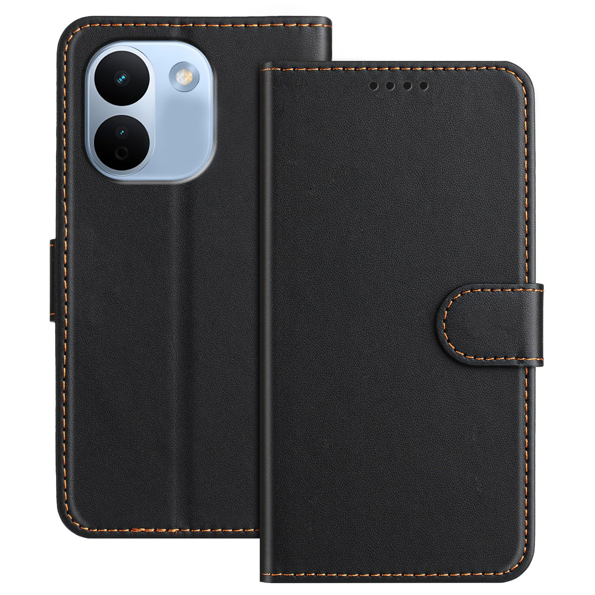For Xiaomi Redmi Note 17 Pro Max 5G / Note 17 Pro+ 5G Leather Case Wallet Stand Solid Color Anti Drop Phone Cover