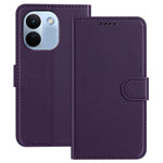 For Xiaomi Redmi Note 17 Pro Max 5G / Note 17 Pro+ 5G Leather Case Wallet Stand Solid Color Anti Drop Phone Cover