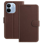 For Xiaomi Redmi Note 17 Pro Max 5G / Note 17 Pro+ 5G Leather Case Wallet Stand Solid Color Anti Drop Phone Cover