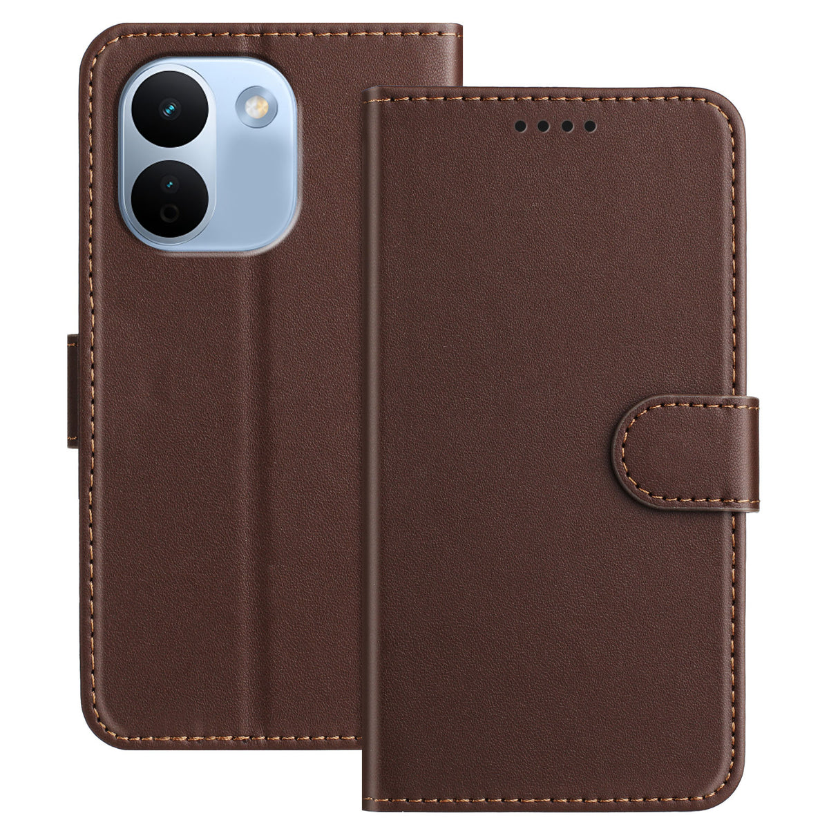 For Xiaomi Redmi Note 17 Pro Max 5G / Note 17 Pro+ 5G Leather Case Wallet Stand Solid Color Anti Drop Phone Cover