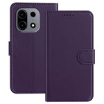 For OnePlus Turbo 6X Pro 5G Leather Case Wallet Stand Solid Color Anti Drop Phone Cover