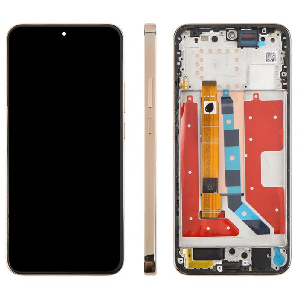 For Honor X9d 5G OEM Grade S AMOLED Screen and Digitizer Assembly + Frame (without Logo)