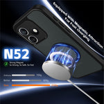 For Honor X8d 4G Case Rotating Magnetic Kickstand Frosted Matte PC + TPU Shockproof Cover