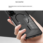 Samsung Galaxy S26+ Magnetiskt skal Aluminiumlegering PC Matt mobilskal Pop-up Snabblås
