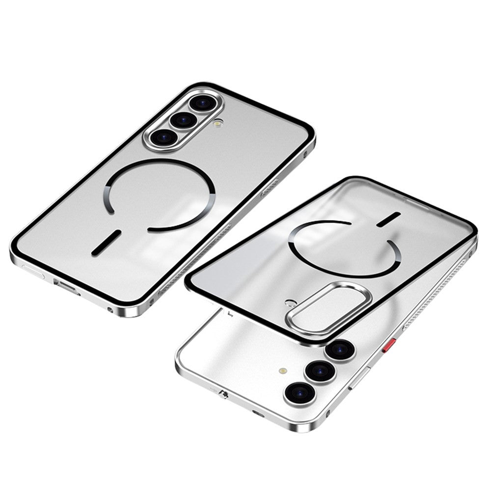 Samsung Galaxy S26+ Magnetiskt skal Aluminiumlegering PC Matt mobilskal Pop-up Snabblås