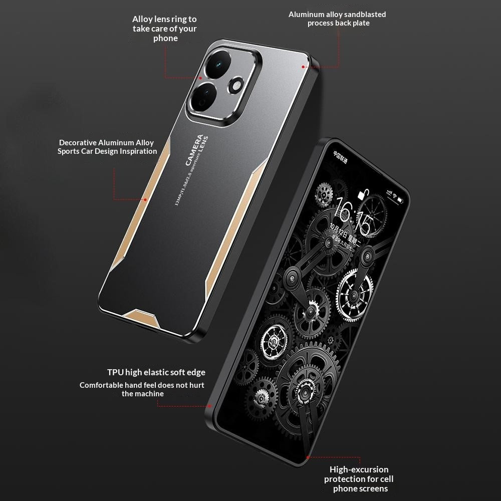 For Xiaomi Redmi Note 17 4G (Global) / Note 17 5G (Global) / Note 17 (India / China) 5G Phone Case Aluminium Alloy TPU PC Back Cover