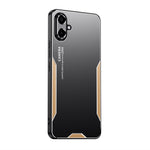 For Samsung Galaxy A08 5G  /  Galaxy A08 4G Phone Case Aluminium Alloy TPU PC Back Cover