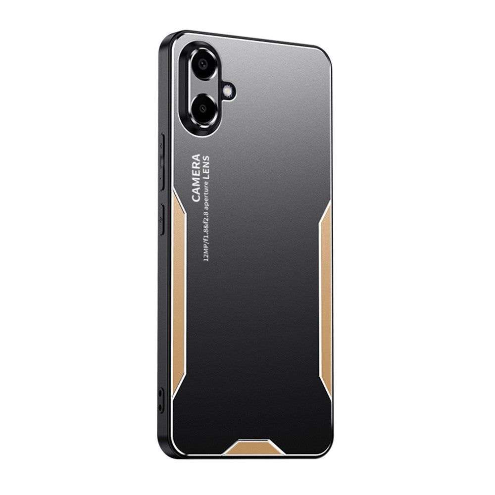 For Samsung Galaxy A08 5G  /  Galaxy A08 4G Phone Case Aluminium Alloy TPU PC Back Cover