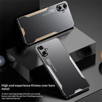 For Samsung Galaxy A08 5G  /  Galaxy A08 4G Phone Case Aluminium Alloy TPU PC Back Cover