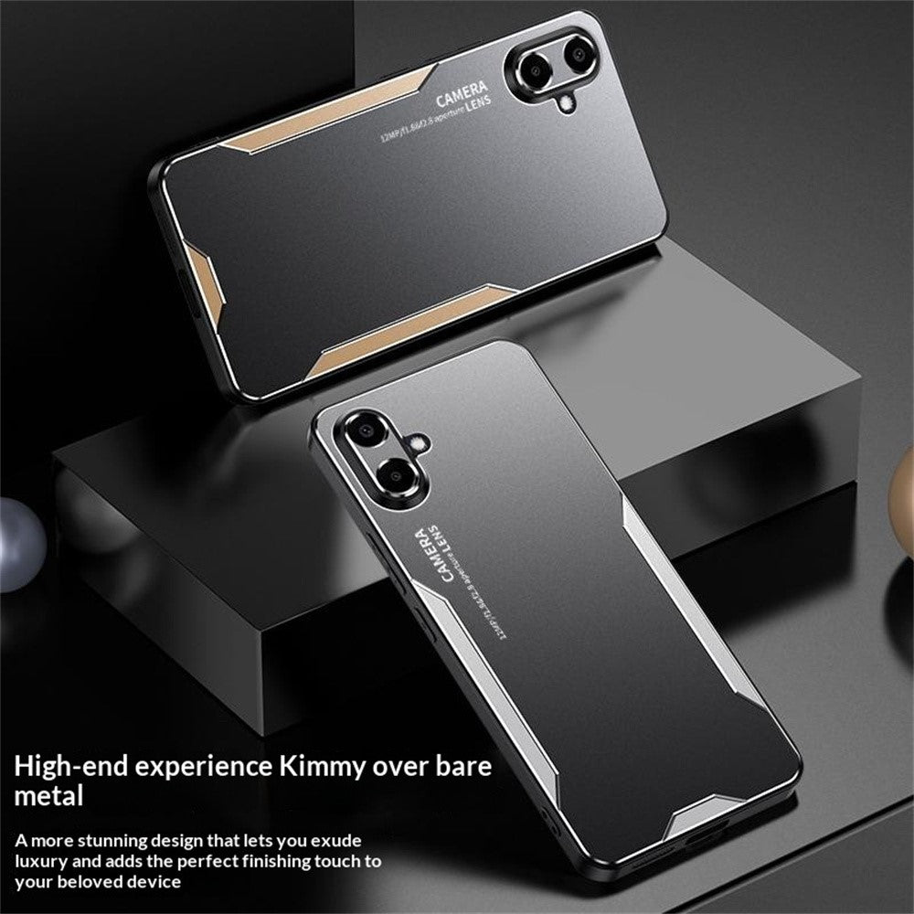 For Samsung Galaxy A08 5G  /  Galaxy A08 4G Phone Case Aluminium Alloy TPU PC Back Cover