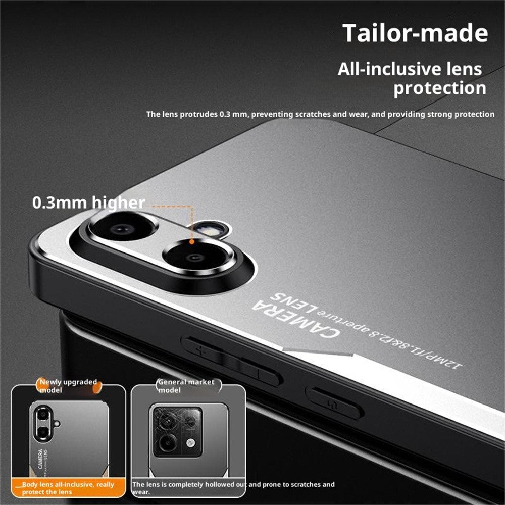 For Samsung Galaxy A08 5G  /  Galaxy A08 4G Phone Case Aluminium Alloy TPU PC Back Cover