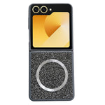 For Samsung Galaxy Z Flip7 FE 5G / Flip6 5G Magnetic Case Soft TPU Edge Glitter Phone Cover