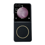For Samsung Galaxy Z Flip7 FE 5G / Flip6 5G Magnetic Case Diamond Pattern PC + TPU 2 in 1 Phone Cover