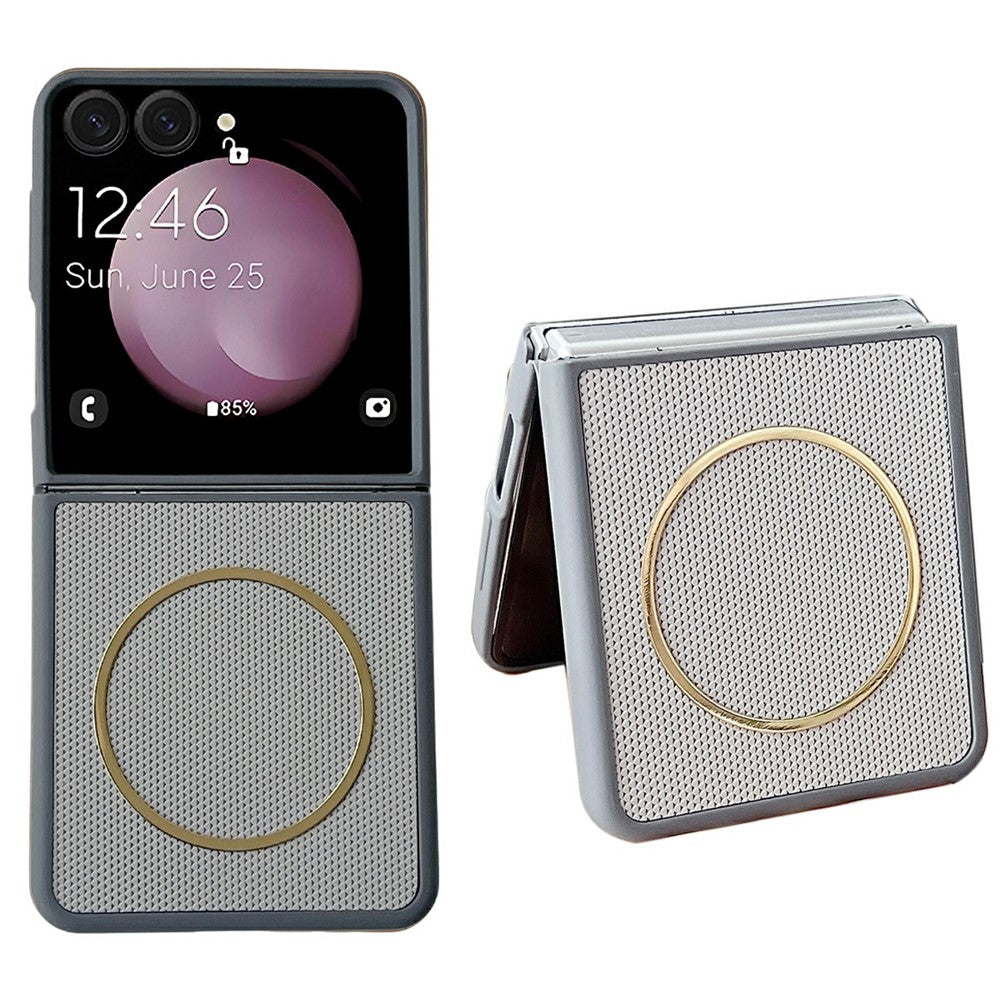 Til Samsung Galaxy Z Flip7 FE 5G / Flip6 5G Magnetisk Etui Diamantmønster PC + TPU 2 i 1 Telefoncover