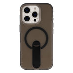 Til iPhone 16 Pro Max Magnetisk Cover Foldbart Støtteben PC + TPU Stødabsorberende Anti-skrid Telefoncover
