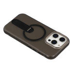 Til iPhone 16 Pro Max Magnetisk Cover Foldbart Støtteben PC + TPU Stødabsorberende Anti-skrid Telefoncover