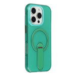 Til iPhone 16 Pro Max Magnetisk Cover Foldbart Støtteben PC + TPU Stødabsorberende Anti-skrid Telefoncover