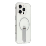 Til iPhone 16 Pro Max Magnetisk Cover Foldbart Støtteben PC + TPU Stødabsorberende Anti-skrid Telefoncover
