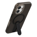 For iPhone 17 Magnetic Case Foldable Kickstand PC + TPU Shockproof Anti-Slip Phone Cover