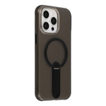 Til iPhone 15 Pro Magnetisk Cover Sammenklappelig Kickstand PC + TPU Stødabsorberende Anti-skrid Telefoncover