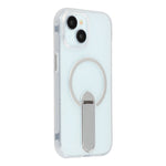For iPhone 14  /  13 Magnetic Case Foldable Kickstand PC + TPU Shockproof Anti-Slip Phone Cover