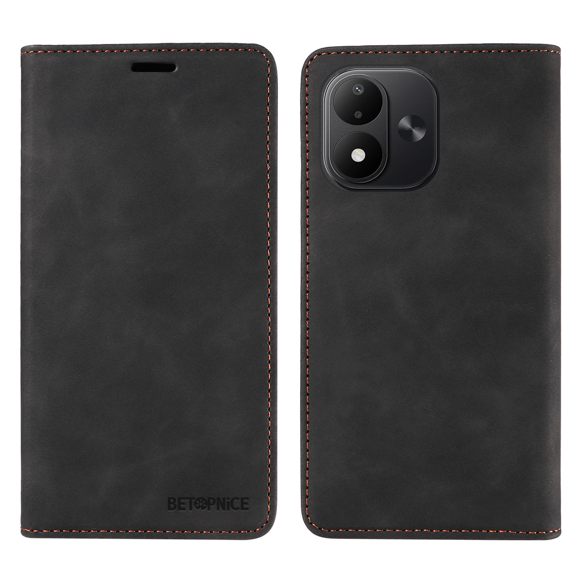 BETOPNICE for Xiaomi Redmi Note 17 4G (Global) / Note 17 5G (Global) / Note 17 (India / China) 5G Case  Magnetic Closure RFID Blocking Wallet Stand Leather Phone Cover