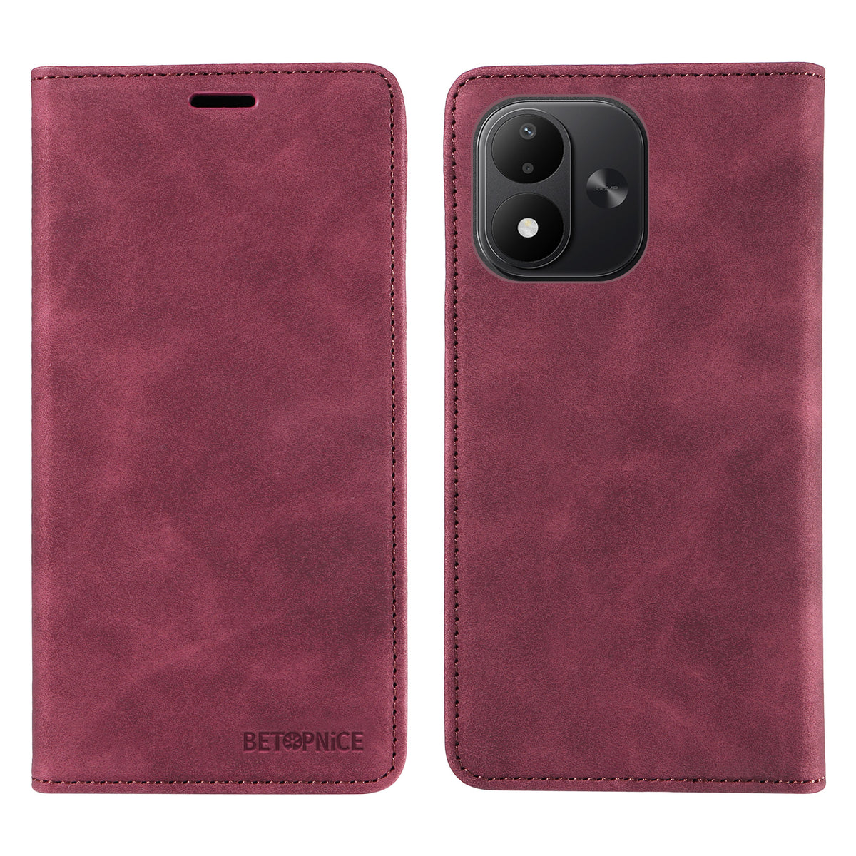 BETOPNICE for Xiaomi Redmi Note 17 4G (Global) / Note 17 5G (Global) / Note 17 (India / China) 5G Case  Magnetic Closure RFID Blocking Wallet Stand Leather Phone Cover