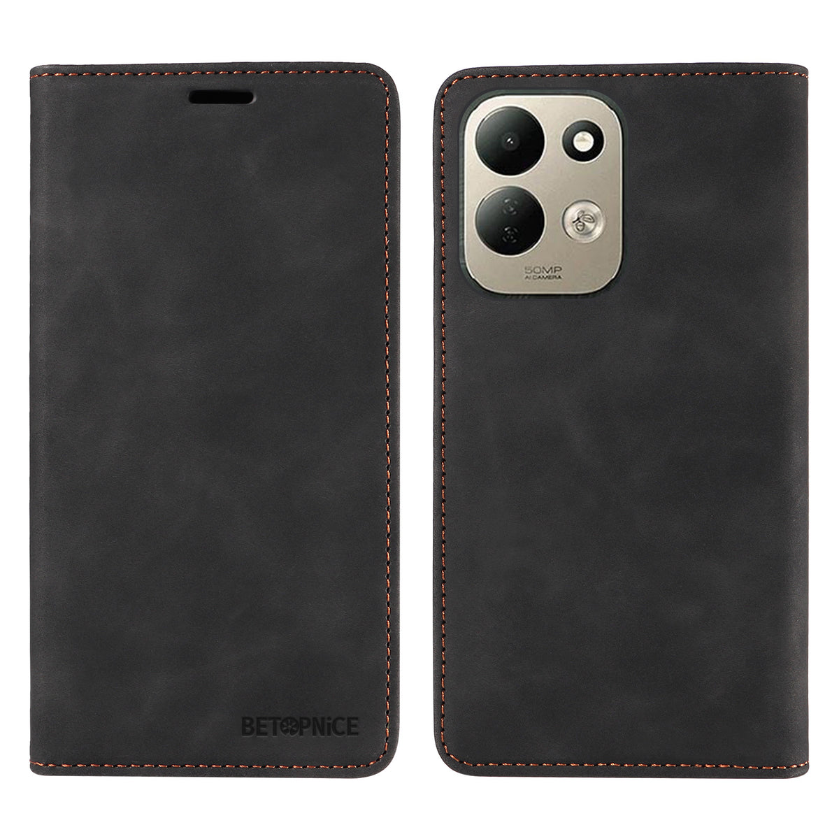 BETOPNICE for Xiaomi Redmi 17 5G / Xiaomi Redmi 17 4G Case  Magnetic Closure RFID Blocking Wallet Stand Leather Phone Cover