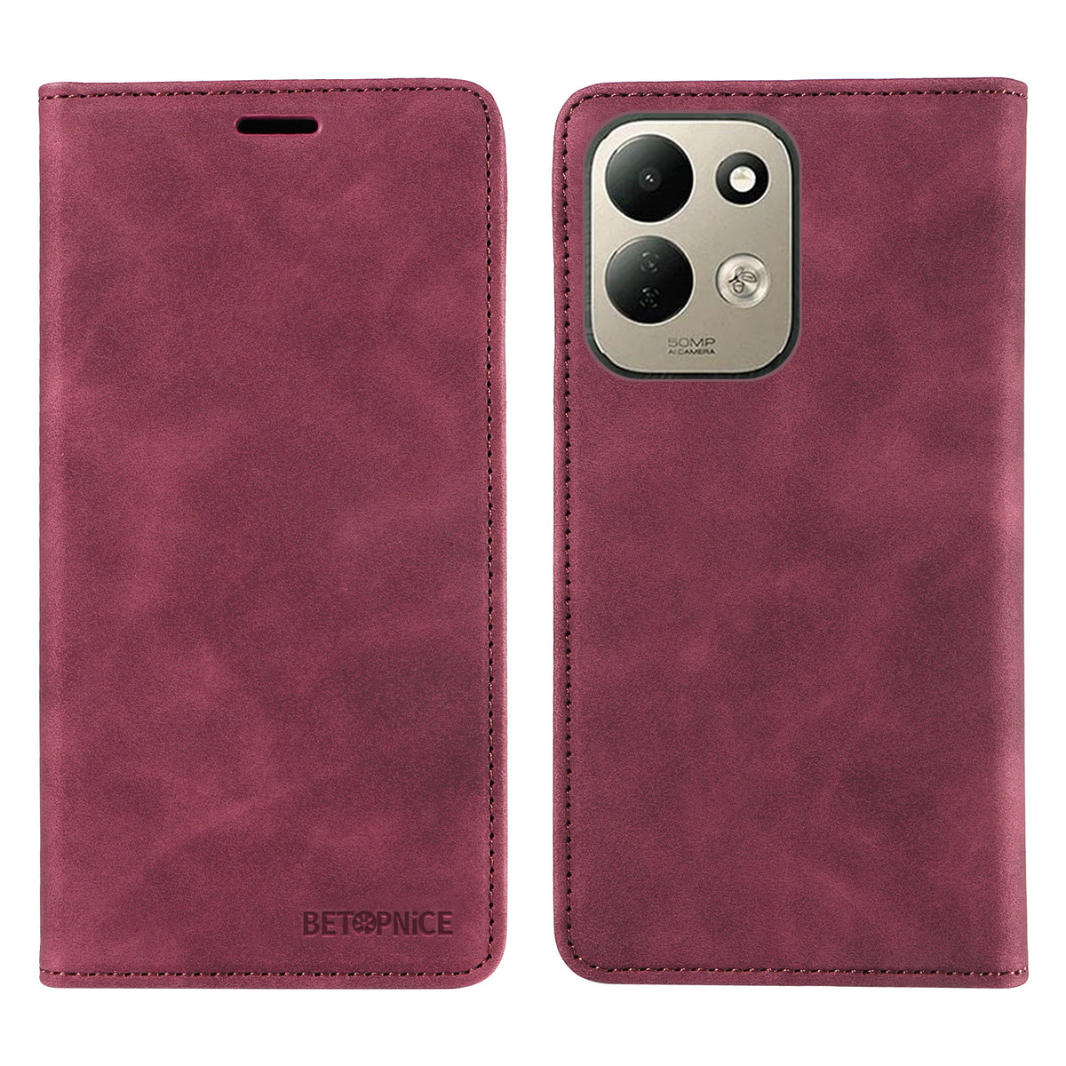 BETOPNICE for Xiaomi Redmi 17 5G / Xiaomi Redmi 17 4G Case  Magnetic Closure RFID Blocking Wallet Stand Leather Phone Cover