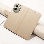 For Xiaomi Redmi 17 5G / Xiaomi Redmi 17 4G Case RFID Blocking 3 Card Slots PU Leather Phone Cover with Wrist Strap