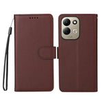 For Xiaomi Redmi 17 5G / Xiaomi Redmi 17 4G Case RFID Blocking 3 Card Slots PU Leather Phone Cover with Wrist Strap