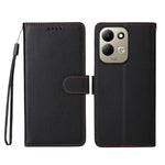 For Xiaomi Redmi 17 5G / Xiaomi Redmi 17 4G Case RFID Blocking 3 Card Slots PU Leather Phone Cover with Wrist Strap