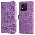 For Xiaomi Redmi Note 17 4G (Global) / Note 17 5G (Global) / Note 17 (India / China) 5G Case Sunflower Imprint Leather Wallet Phone Cover