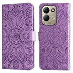 For Xiaomi Redmi 17 5G / Xiaomi Redmi 17 4G Case Sunflower Imprint Leather Wallet Phone Cover