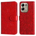 For Xiaomi Redmi 17 5G / Xiaomi Redmi 17 4G Case Sunflower Imprint Leather Wallet Phone Cover