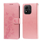 For Xiaomi Redmi Note 17 4G (Global) / Note 17 5G (Global) / Note 17 (India / China) 5G Leather Case Butterfly Floral Imprint Wallet Stand Cover