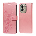 For Xiaomi Redmi 17 5G / Xiaomi Redmi 17 4G Leather Case Butterfly Floral Imprint Wallet Stand Cover