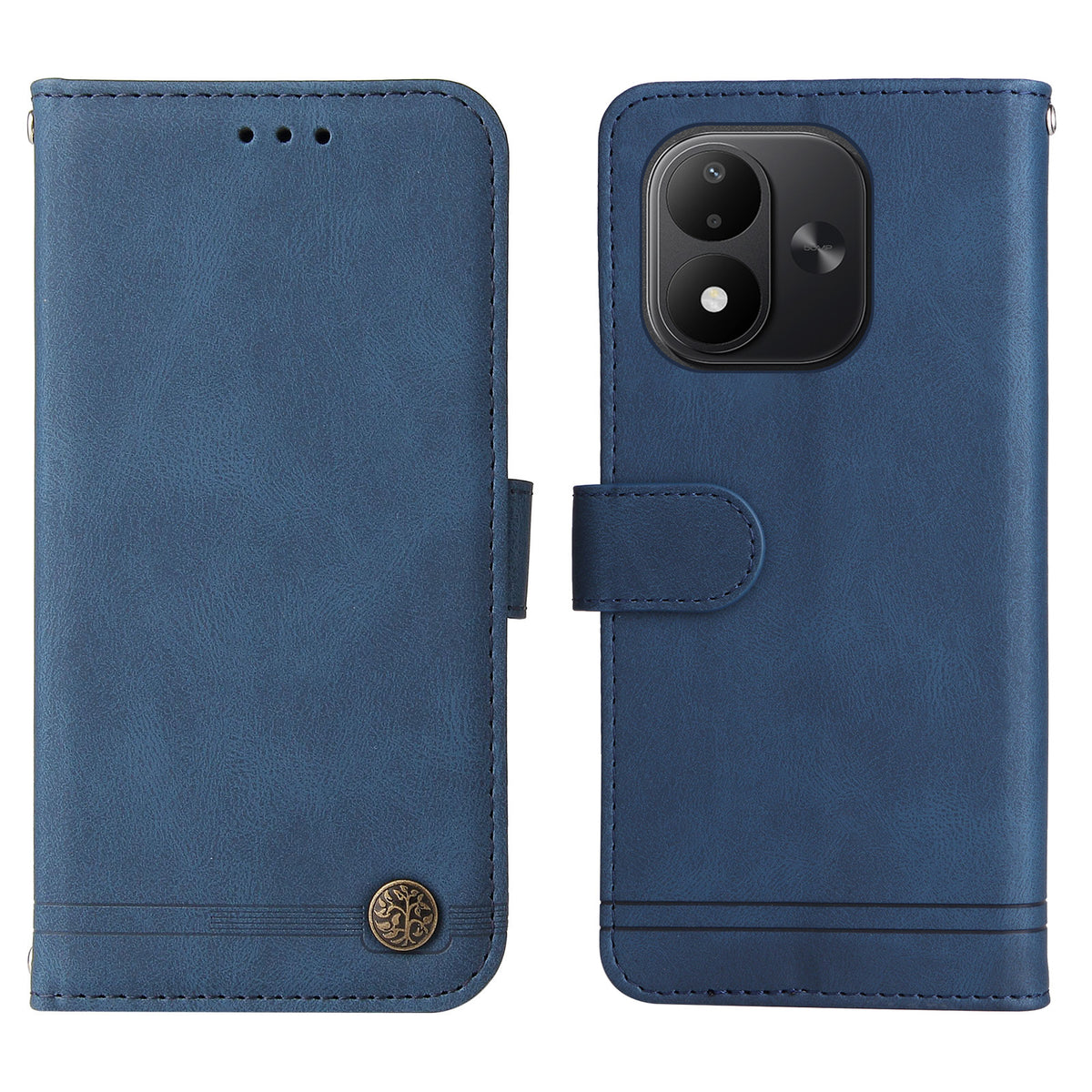 For Xiaomi Redmi Note 17 4G (Global) / Note 17 5G (Global) / Note 17 (India / China) 5G Leather Wallet Cases Skin Touch Phone Cover Stand with Strap