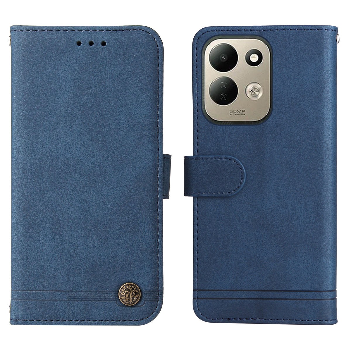 For Xiaomi Redmi 17 5G / Xiaomi Redmi 17 4G Leather Wallet Cases Skin Touch Phone Cover Stand with Strap