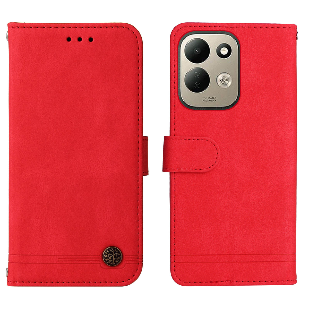 For Xiaomi Redmi 17 5G / Xiaomi Redmi 17 4G Leather Wallet Cases Skin Touch Phone Cover Stand with Strap